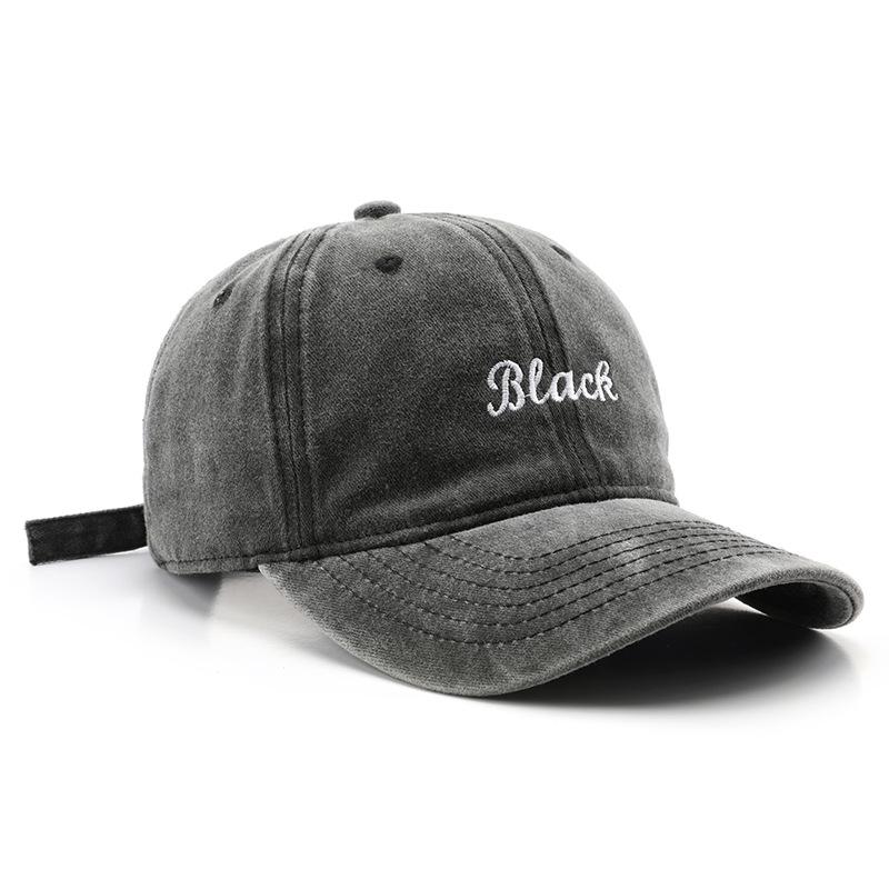 Personalisierte Outdoor-Street-Reise-Baseballkappe Frühling und Herbst gewaschene bestickte Kappe