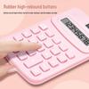 Compact Solid Color Mini Calculator K888 for Office Use