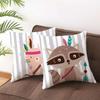 Funny Cute Animal Print Pillowcase Car Ornaments Office Living Room Home Pillowcase