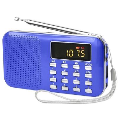 Super Bass HIFI FM Radio Lautsprecher L-218 mit TF USB AUX Taschenlampe Wiederaufladbare Batterie