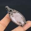 Rose Quartz Jewelry, 999 Copper Wire Wrapped Pendant Handmade Gemstone Jewelry, Gifts For Wife Brand New Pendant