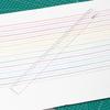 **Deli Transparent 40cm High Precision Straight Plastic Ruler**