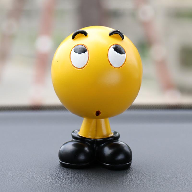 

Car Interior Decoration Personality Shaking Head Doll Expression Chartered Car Center Console Car Decoration High-end Man
