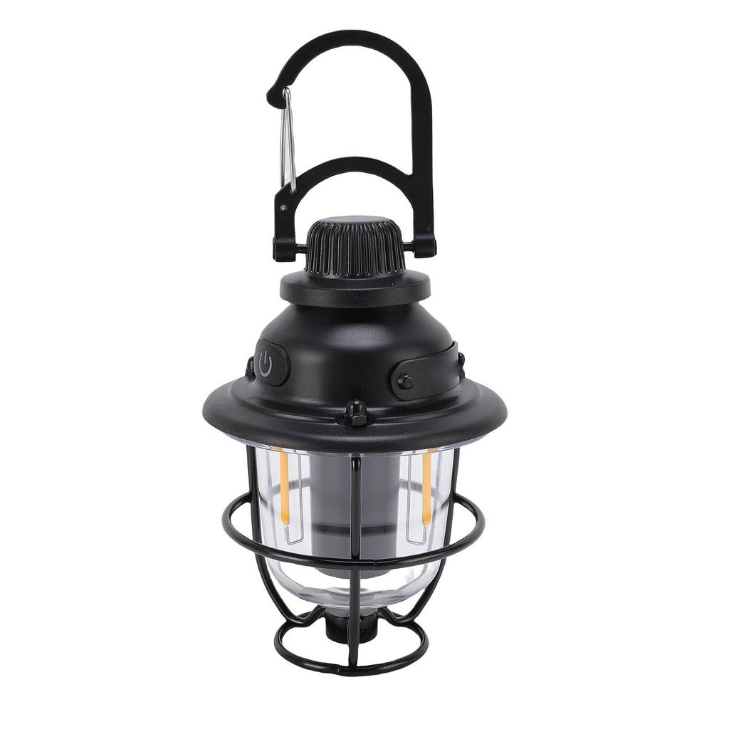 LED Camping Lantern 3LED 9SMD IPX3 Rainproof Battery Powered Camping Light Retro Hanging Tent Light