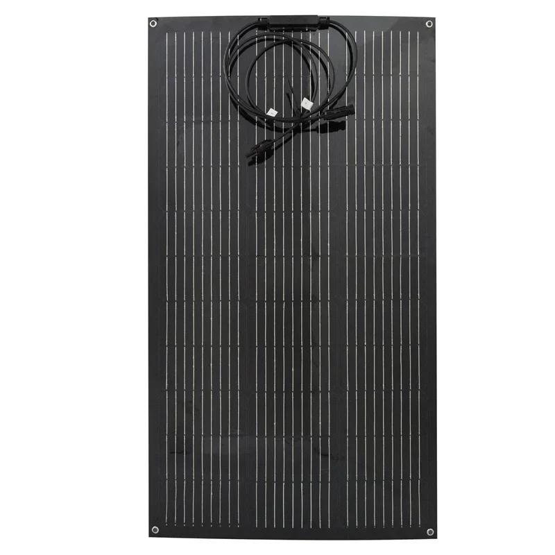 300W 600W Solar Panel Kit 18V Flexible Monocrystalline Solar Cell Power Charger for Outdoor Camping Yacht Motorhome Car RV Boat