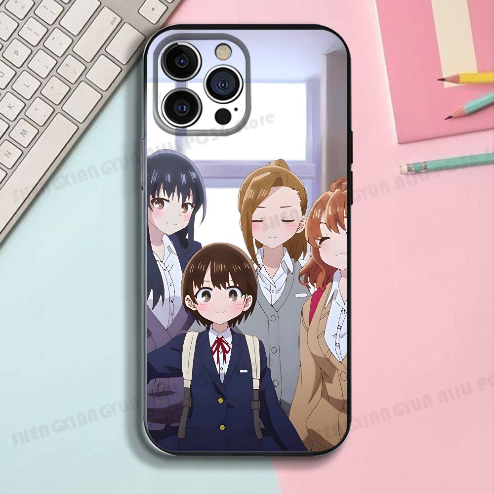 Anime I-Ichikawa A-Anna Black Phone Case For IPhone 17 16 15 14 13 12 13 12 11 Pro Max Plus XS XR Silicone Soft Back Cover