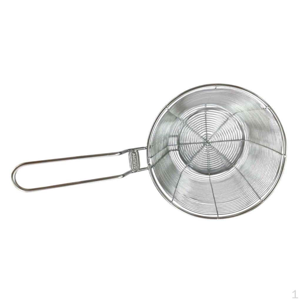 Fry Basket Kitchen Utensil Sifter with Handle Pot Colander for 14cm