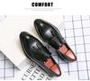 Casual Leather Shoes Men's British Pointed Business Dress To Work Groom Wedding Nightclub Hair Stylist Korean Version Fringed Men's Shoes