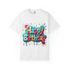 Happy Birthday Drippy Paint Letters T-Shirt | Colorful Birthday Tee