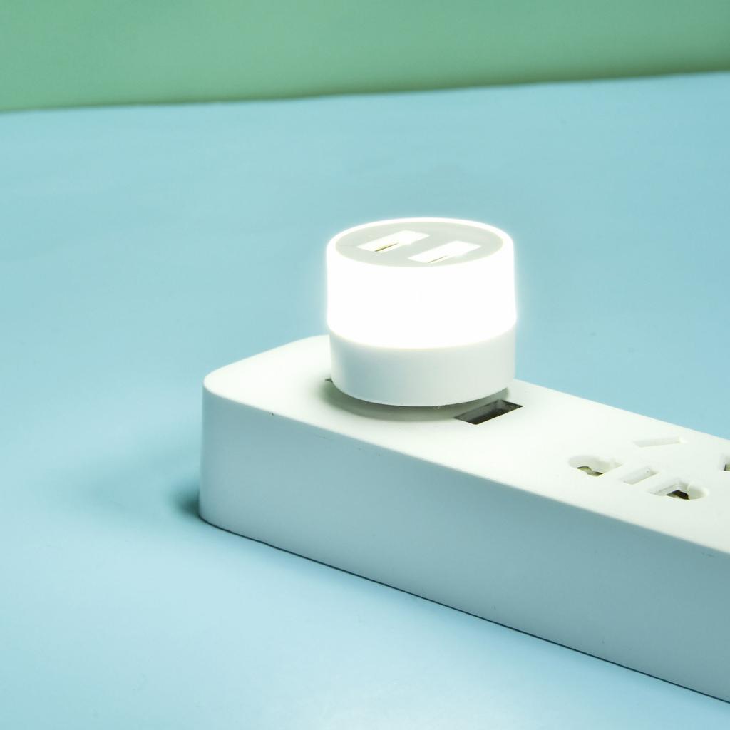 USB Plug Lamp Mobile Power Charging Small Book Lamps LED Eye Protection Reading Night Light Small Light with USB splitter