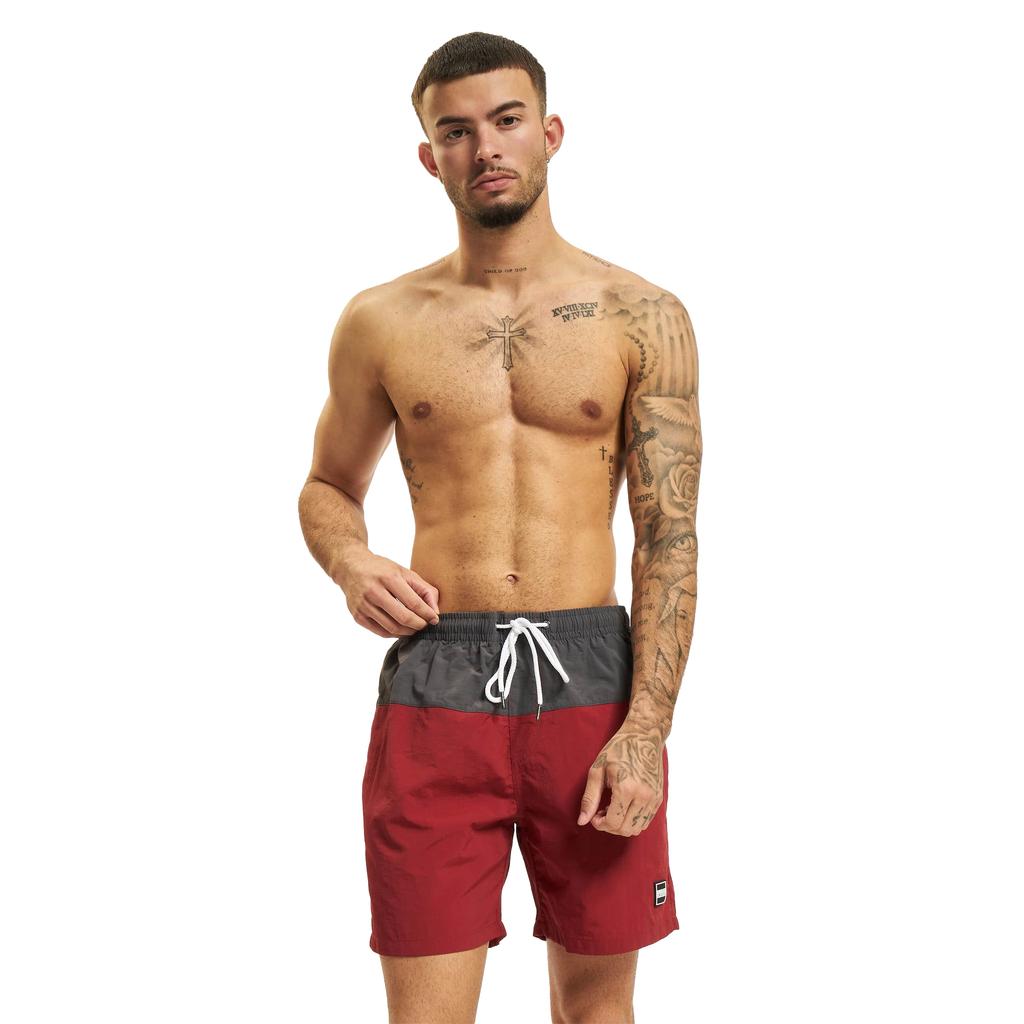 Urban Classics Mens Block Swim Shorts