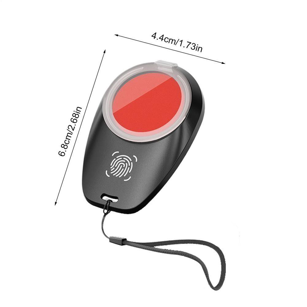 Clear Stamping Mini Fingerprint Ink Pad Finger Printing Finger Signature Inkpad  For Notary