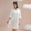Sweet Princess Lace Satin Pajamas for Women - Long Sleeve/Long Pants Ice Silk Two-Piece Set for Spring/Autumn