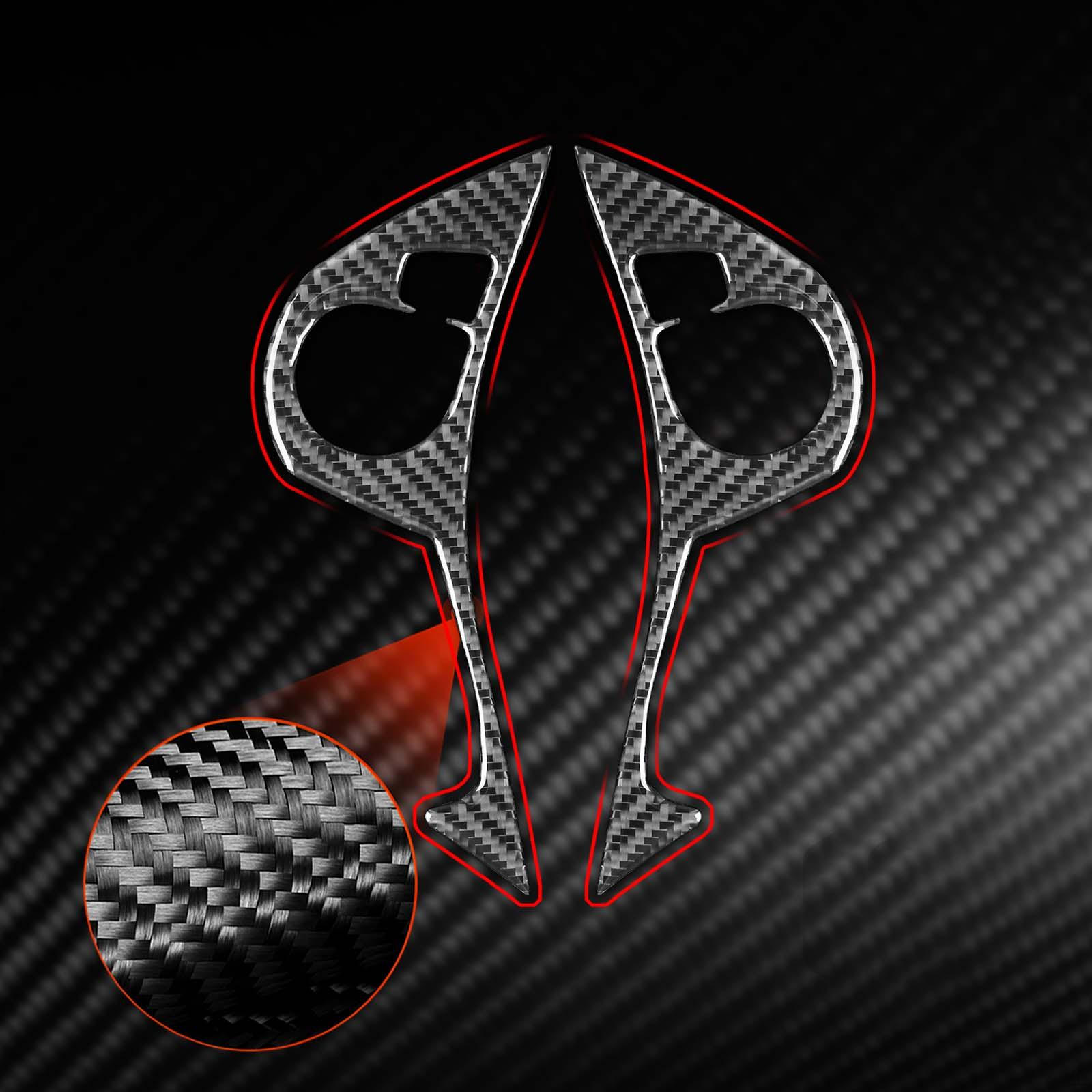

2Pcs Dustproof Steering Wheel Button Stickers Replacement Accessory Car Interior Decals Auto
