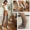 Women'S Fleece Tights Ladies Women'S Insulated Tights Warm Pantyhose Fake Translucent Fleece Winter Tights High Elastic Pants High Quality