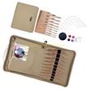 KX4B DIY Knitting Tool Aluminum Interchangeable Circular Knitting Needle for Knitting
