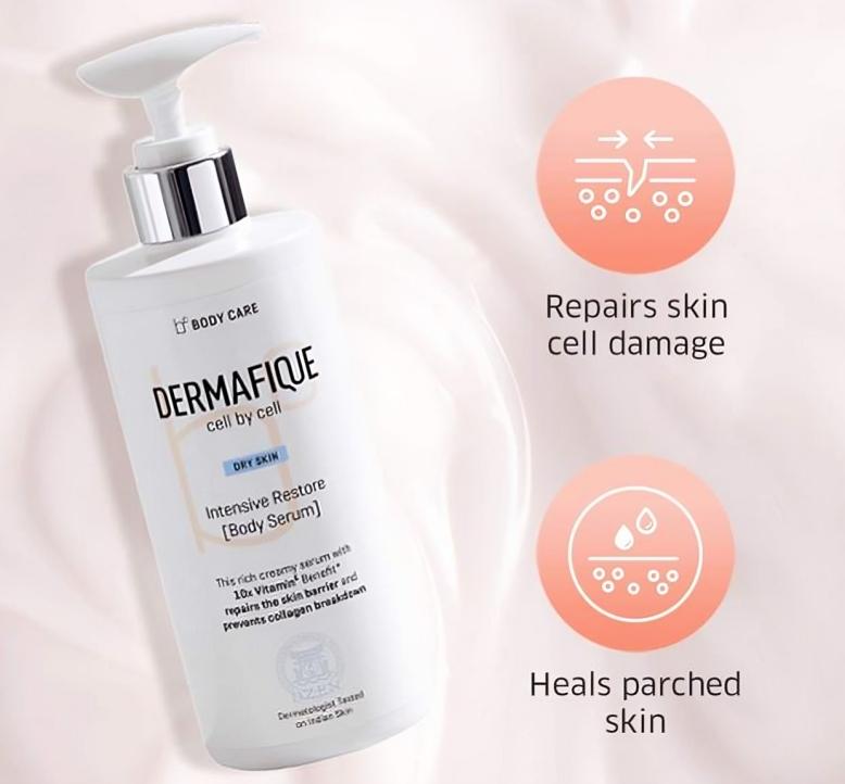 Dermafique Intensive Restore Body Lotion Serum with Vitamin E – 300ml