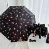Sturdy Folding Umbrella: Cute Print, Dual-Use for Sun and Rain, Sun Protection for Men and Women