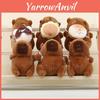 Adorable Capybara Plush Figurine With Keychain Clip For Gift And Decoration