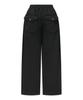 Mucent Seria Side Pintuck Back Pocket Wide Sweatpants (2 Colors)