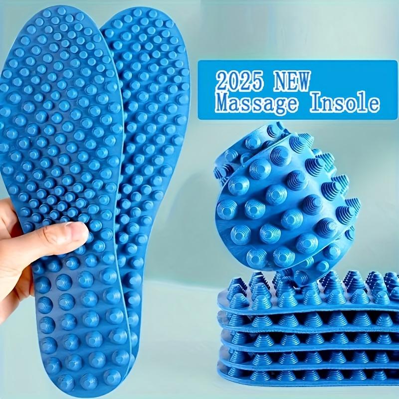 1 Pair of Massage Insoles, Foot Massage Insoles, Foot Massager, Foot, Can Be Cut, Suitable for Both Men And Women High Elasticity And Shock Absorption