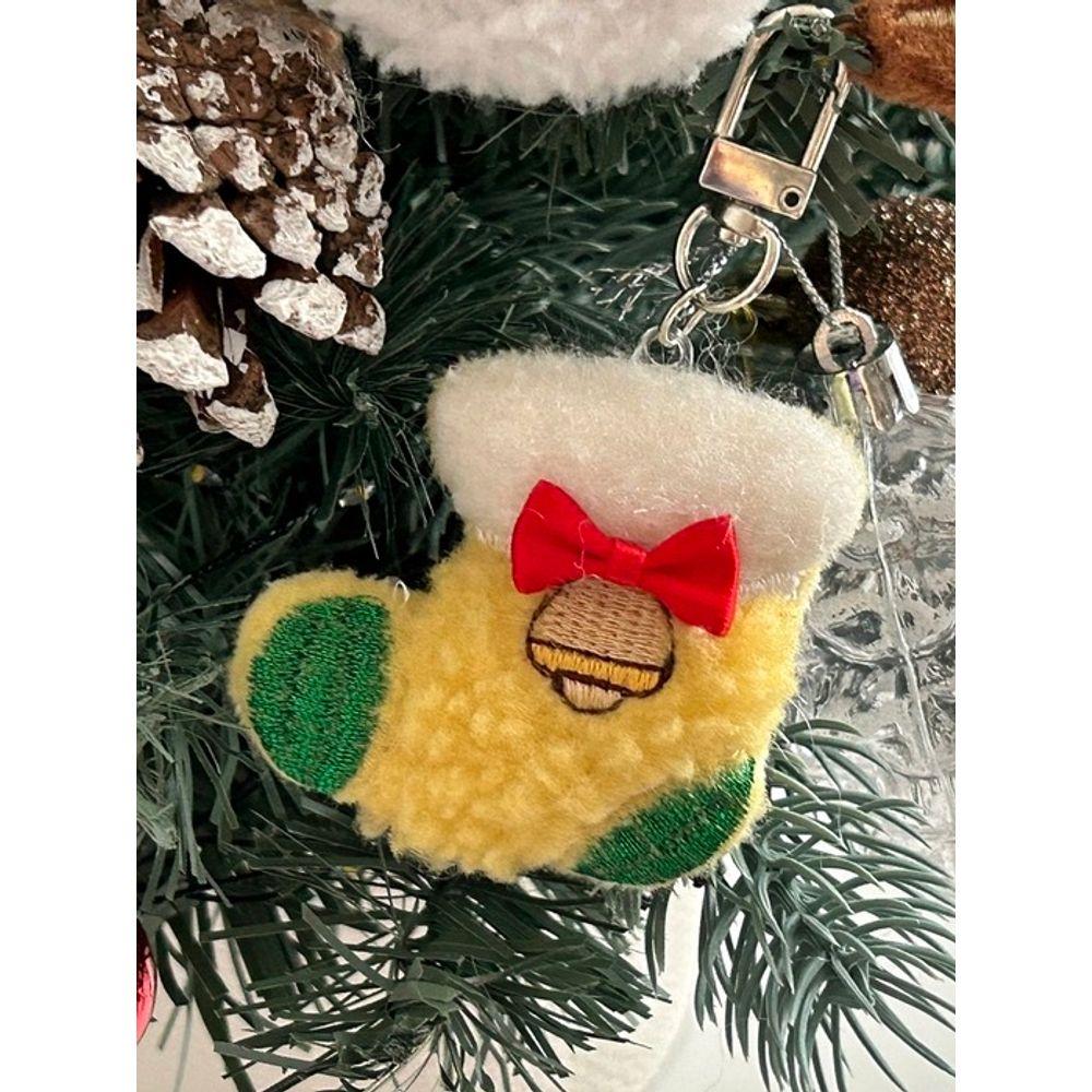 Eleganter Tisch Merci Weihnachts-Puppen Schlüsselanhänger 5 Typen Handy-Zubehör Jahresendgeschenk