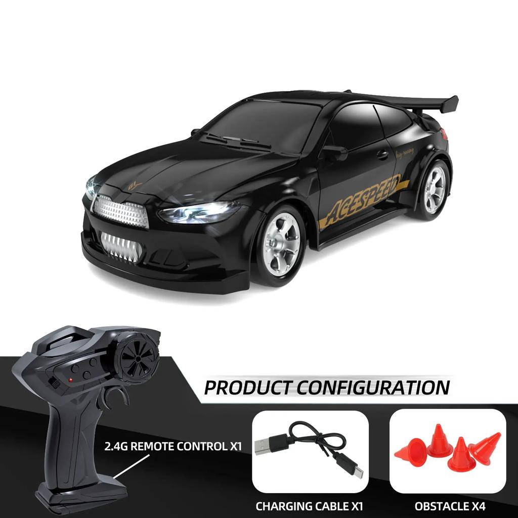 Non-Toxic 1/64 4Ch Drive Drift Rc Car Mini Remote Control Racing With Light Children'S Radio Controlled Truck Toys For Children Kids Gifts