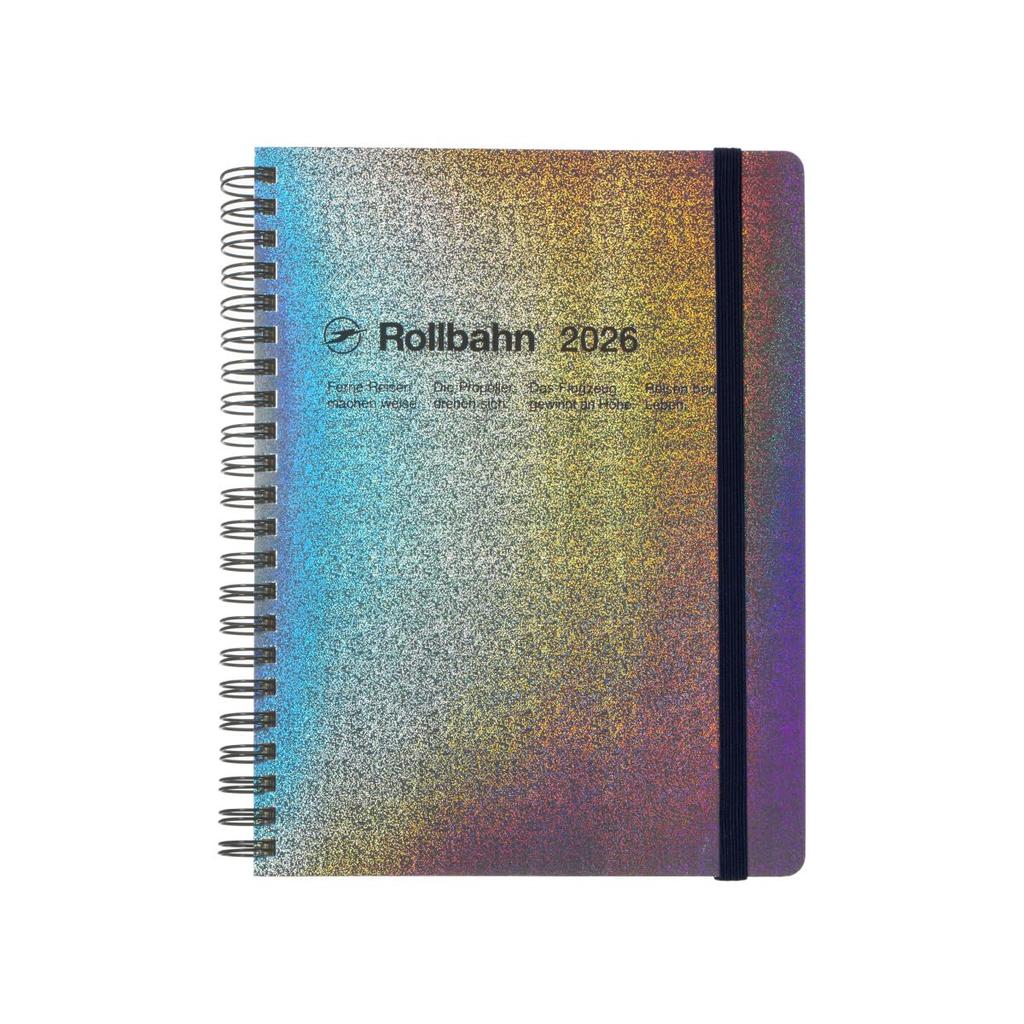 [Delfonics Planner 2026 Edition / Starting October 2025] Rollbahn Metallic A5 Monthly Planner (Hologram)