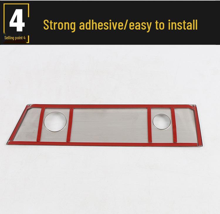 Anke 2019 Q3 Center Console Rotary Decoration Panel Trim for Interior Modification