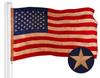Amerikanische US USA Teefarbene Flagge 3x5FT Gesticktes Polyester