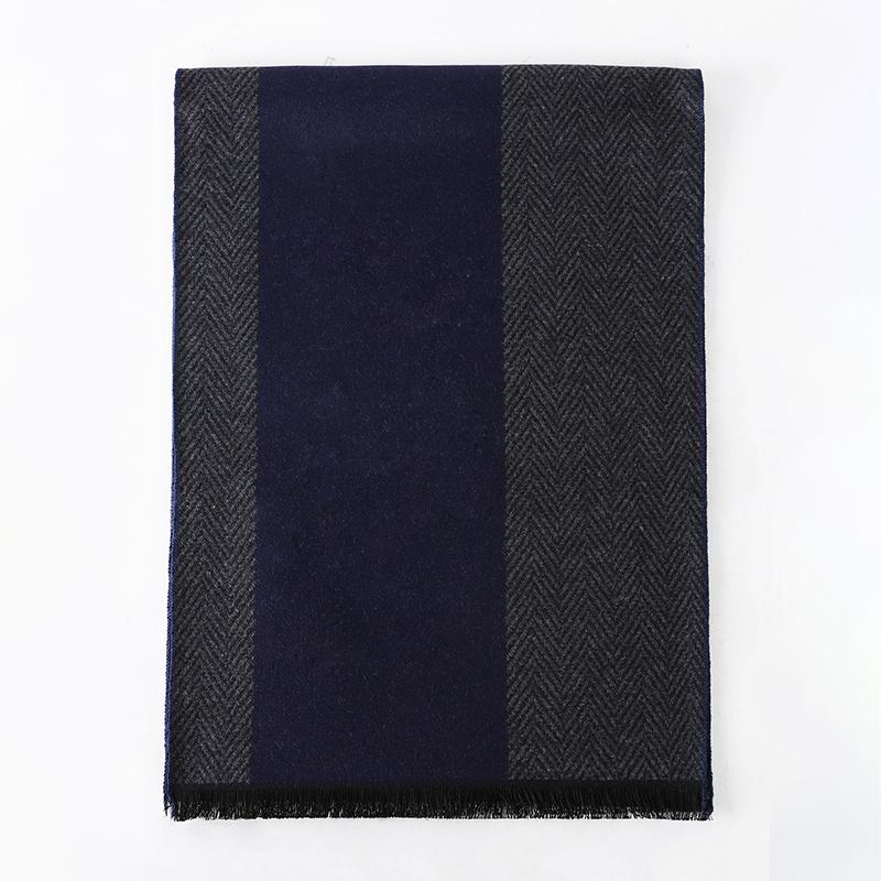 NEW Fashion Winter Men's Cotton Scarf Warm Neckerchief Patchwork Striped Scarves Soft Long Casual Male Bufanda Pashmina Shawl