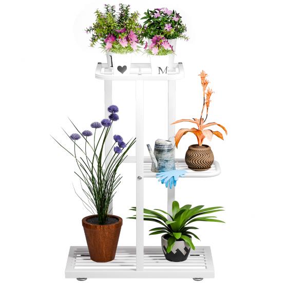 Plant Stand Indoor, Tiered Plant Stand for Indoor Plants, Corner Flower Stand for Living Room, Multi-Layer Metal Frame Plant Shelf (3/4/5/6/7/8 Tiers)