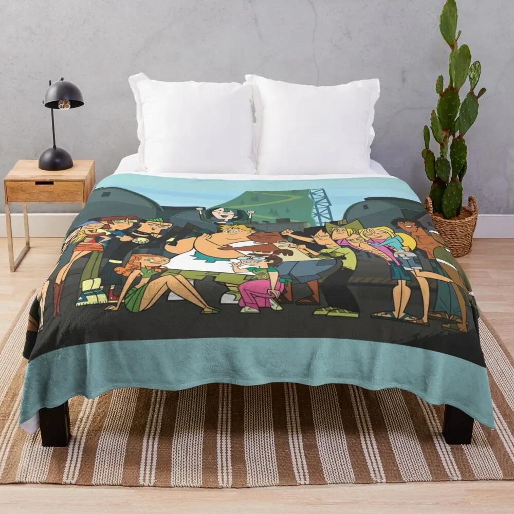 Total Drama Action Throw Blanket Winter Beds Decorative Sofa Blankets