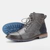 Fashion Men's Leather Boots Men Comfortable Fashion Classic Brand Boots Leather Large High-top Shoes Size 7-13 39-48