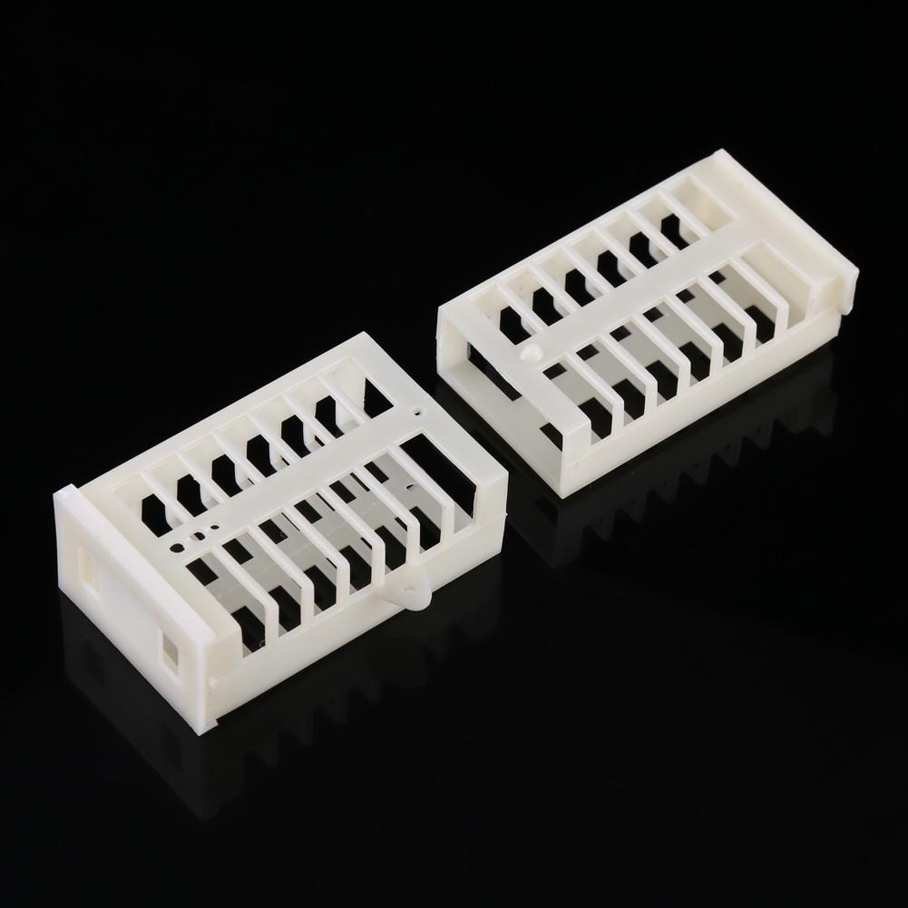 10pcs Multifunctional Bee Queen Cage Plastic Match Box Moving Catcher Cage Beekeeping Tools