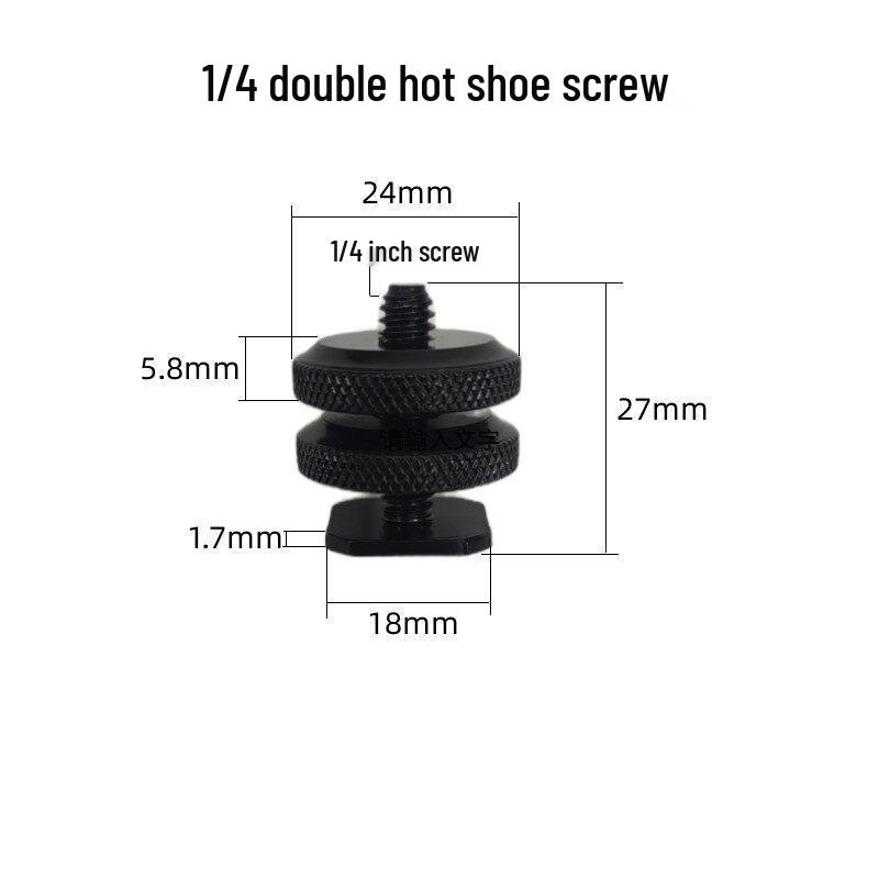Selfie Stick Adapter for Sport Camera Tripod with 1/4" Screw Base