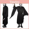 Halloween Outfit Scream Polyester Cloak Mask Cosplay Enthusiasts Characters