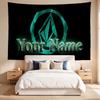 V-Volcom (1) Custom Name Tapestry Wall Hanging Tapestry Wall Art Decor for Bedroom Living Room