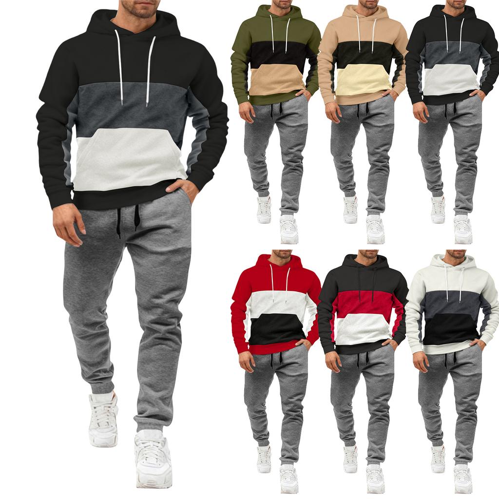 Men's Fall/Winter Hooded Sports Set