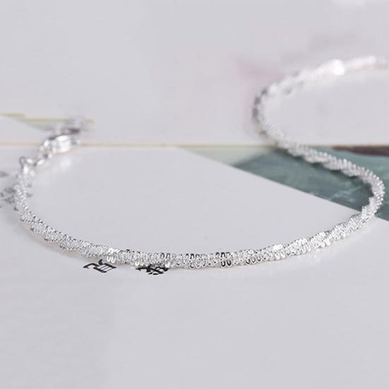 Fashion Silver Plated Anklet Foot Chain Women Sandals Barefoot Ankle Bracelet