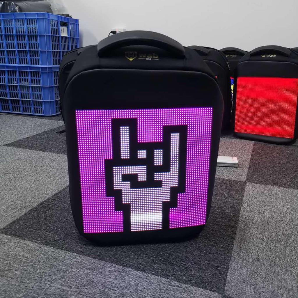 LED Werbe-Rucksack mit Display für Reisen & Outdoor-Bekleidung