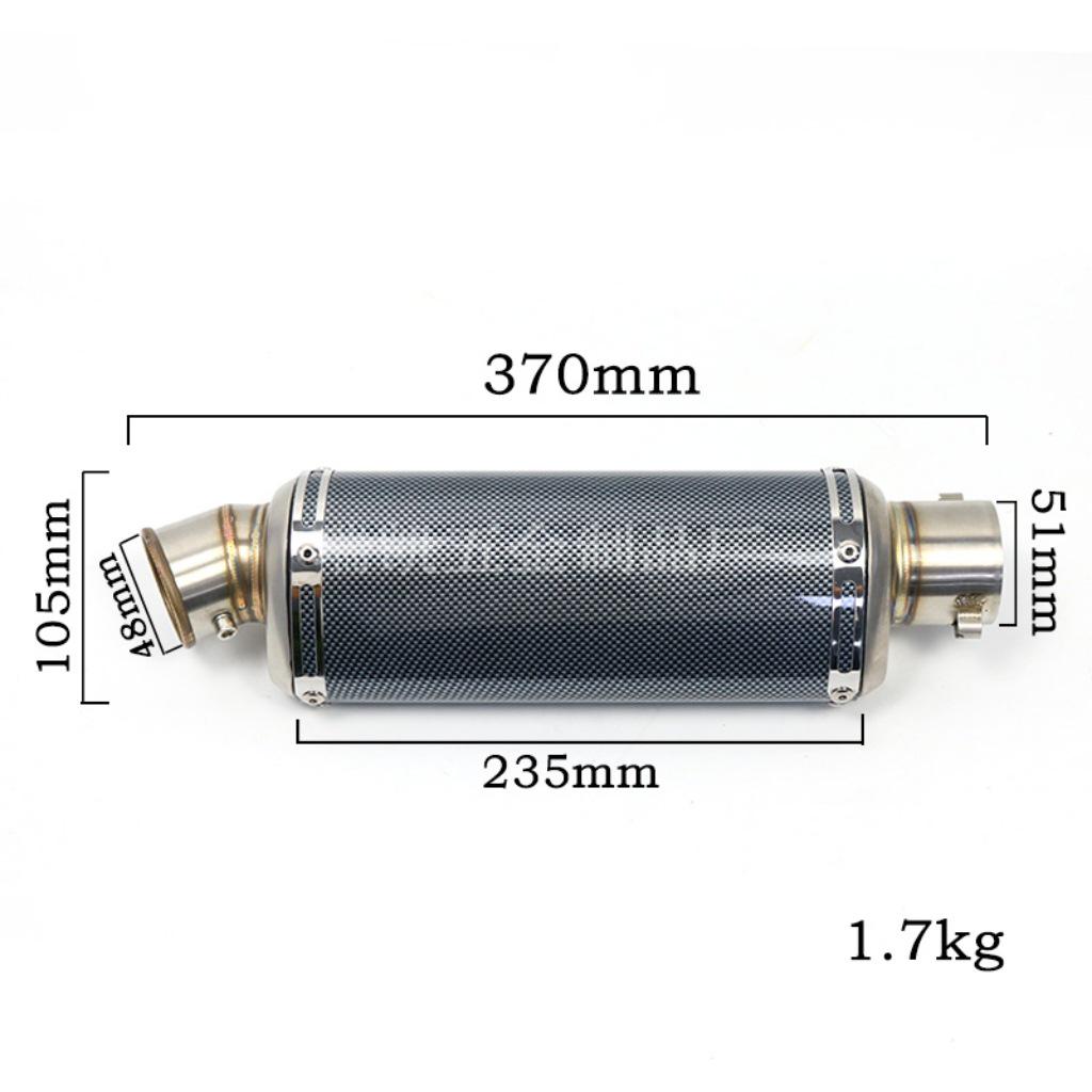 Modified Exhaust for Yamaha R3/R6/R15/R25, Kawasaki NINJA250/400, Z900, Suzuki GSX250, KTM RC390