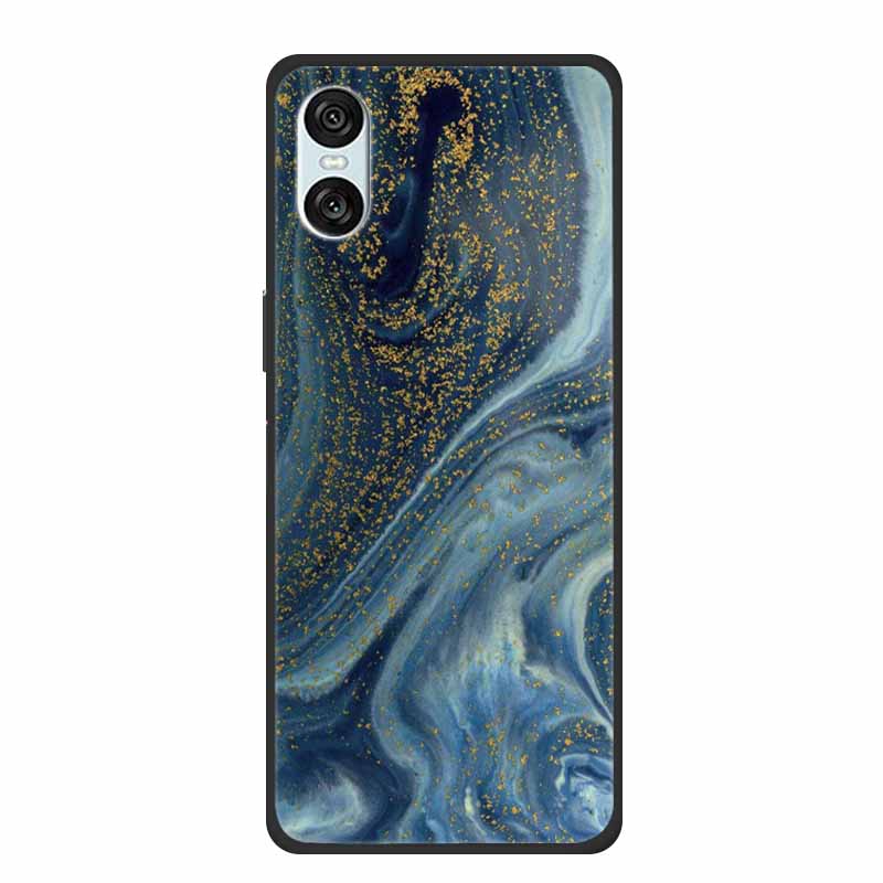 Case For Sony Xperia 10 VI 5G Marble TPU Soft Silicone Back Cover For Sony Xperia 10VI Phone Cases Protective Mica Painted Capa