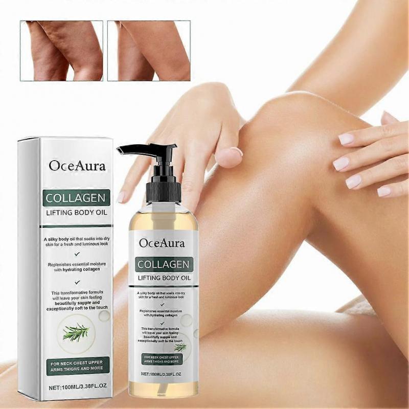 Collagen Firming Body Oil Deeply Hydrating Nourishing Lightweight Non Greasy For All Skin Types Improves Elasticity Silky Smooth Skin