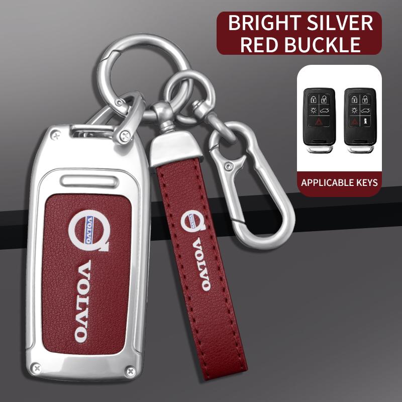 Zine Alloy Car Remote Key Case Shell Cover Holder For Volvo S40 S60 S80 S90 V60 XC60 XC70 S60L S80L V40 XC90 Protector Accessory