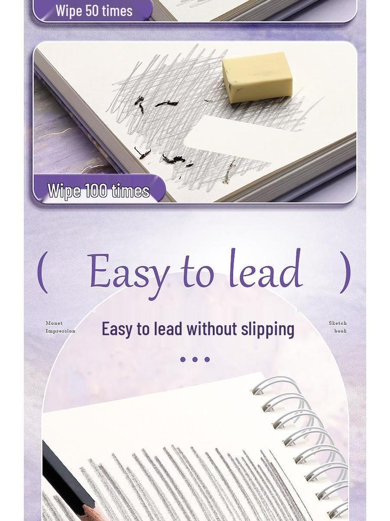 Premium Hardcover Detachable Sketchbook for Art Students with Thick Drawing Paper