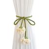 1Pc New Creative Flower Shape Curtain Tieback No Punching No Punching Window Curtain Buckles Elastic Band Curtain Rope Holders
