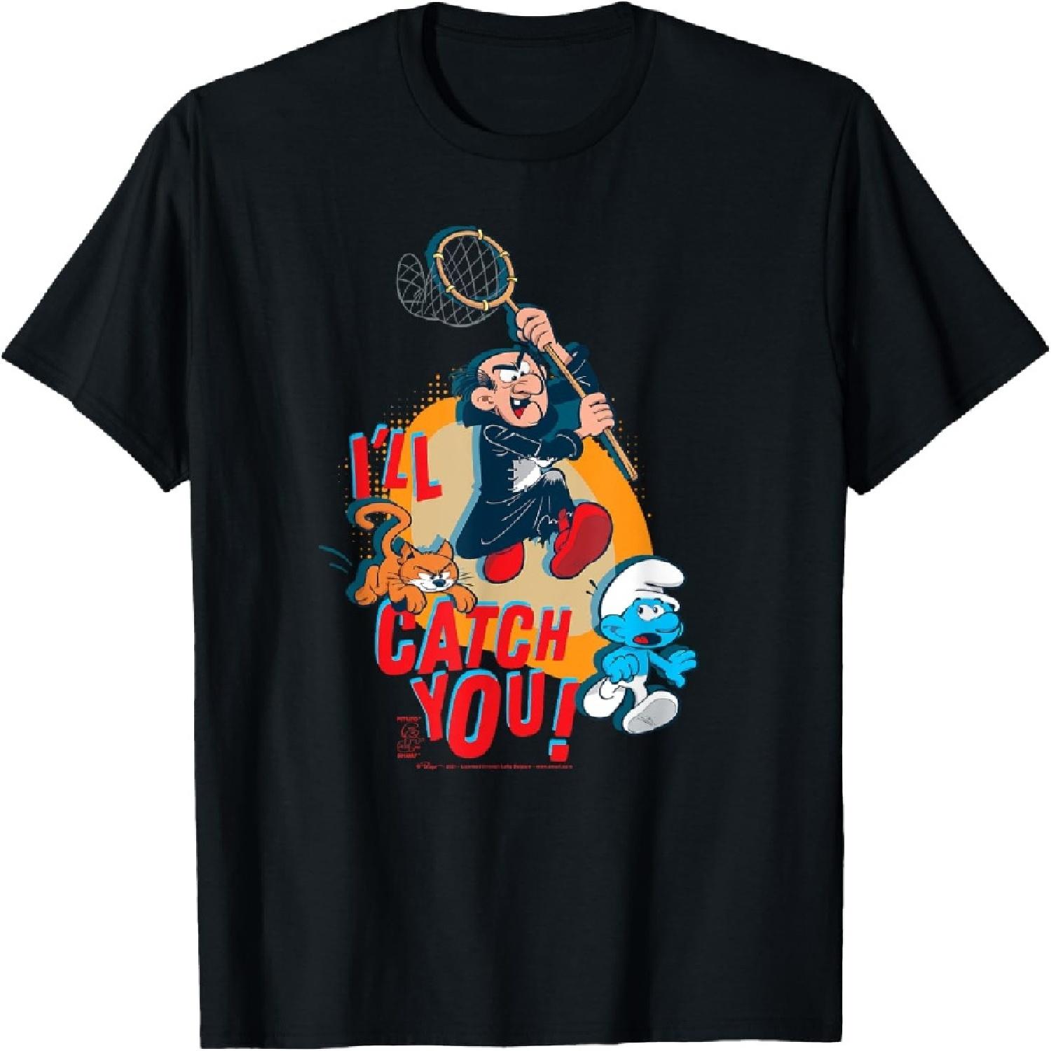 The Smurfs Gargamel Azrael I’ll Catch You! T-Shirt XXXXXL разноцветный