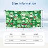 Crowded Cute Frog Pattern Beach Towel Soft Microfiber Quick Dry Absorbent Quick Towels For Swimming