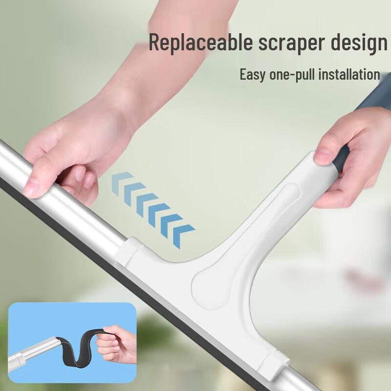 Multi-functional Glass & Floor Squeegee with Telescopic Handle